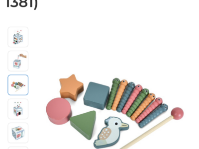 Деревянная игрушка Центр развивающий Tree Toys бизикуб, лабиринт на проволоке, ксилофон-5тон., магнитная игра (MD 1381)