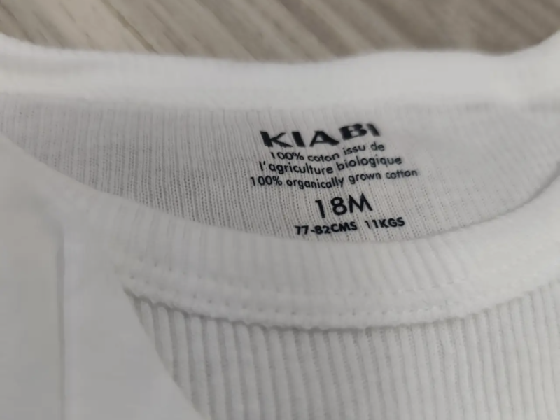Боді Kiabi 3 шт на 18 міс м які дитячі боді 100% бавовна Код: BS-000213