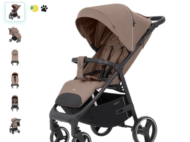 Carrello Bravo CRL-8512 прогулянкова коляска для бездоріжжя, всесезонний візок • Royal Beige