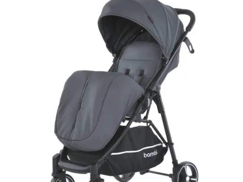 Коляска прогулянкова Bambi M-4249-2-Gray-Matt сіра 4863841