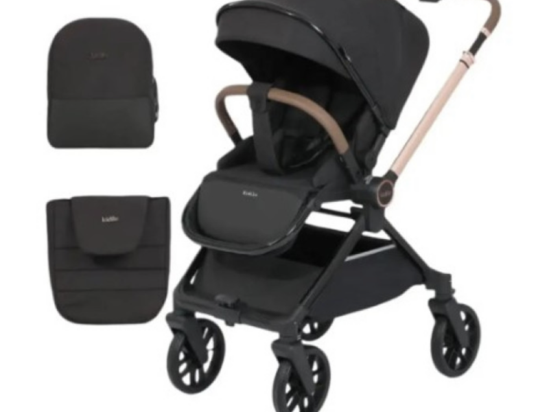 Коляска Дитяча универсальная 2в1 бренд Kidilo D900 black
