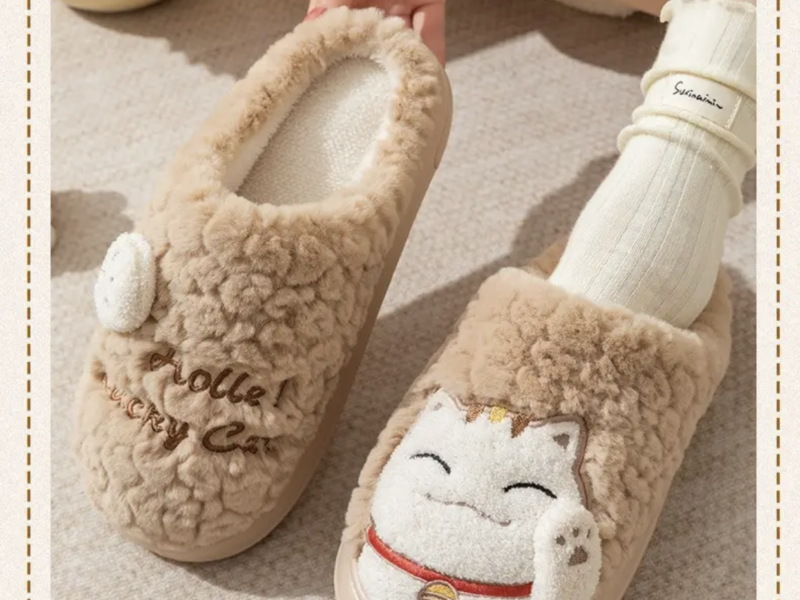 Капці жіночі теплі.Тапочки домашні кімнатні жіночі "Котик". Тапки зимові 36-37 розмір Світло коричневі Код: 2297-6-36