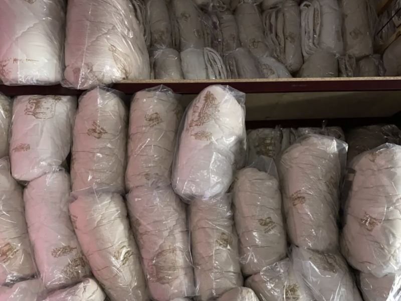 Ковдра на вовні євро розміру 200х220 Якісна тепла зимова ковдра ODA Код: 1088