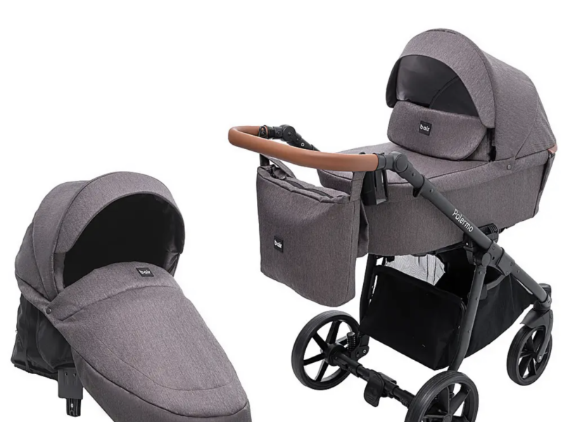 Коляска універсальна 2в1 бренд Bair Palermo Коричнева