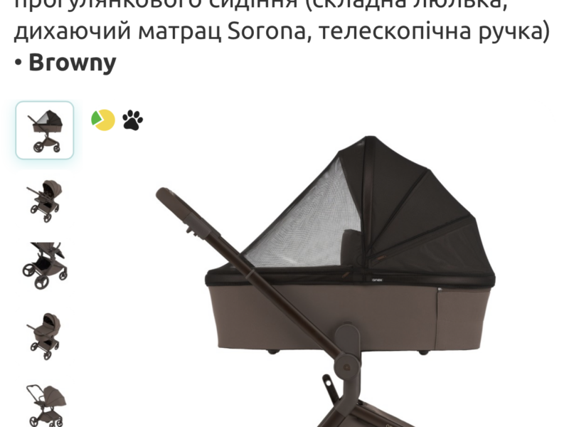 Коляска универсальная 2в1 Anex Flo, Browny