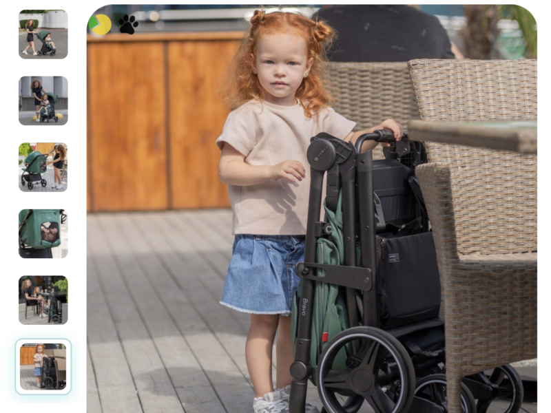 Carrello Bravo CRL-8512 прогулянкова коляска для бездоріжжя, всесезонний візок • Royal Beige