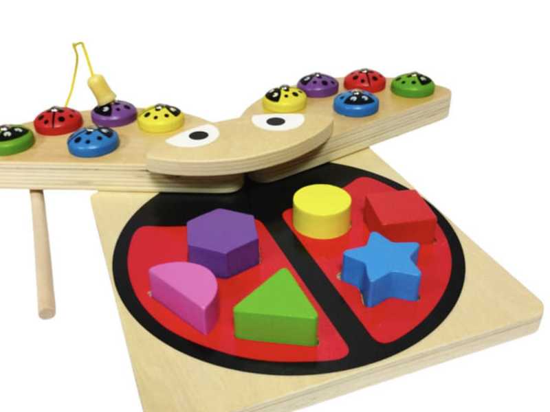 Деревянная игрушка Tree Toys Божья коровка сортер, рыбалка (MD 1876)