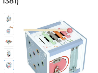 Деревянная игрушка Центр развивающий Tree Toys бизикуб, лабиринт на проволоке, ксилофон-5тон., магнитная игра (MD 1381)