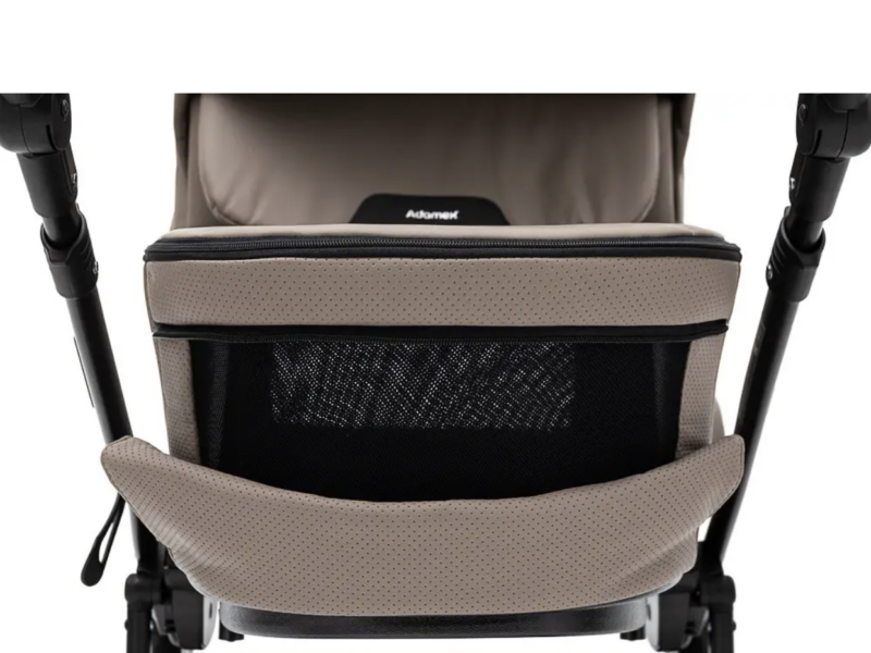 Коляска універсальна 2в1 Adamex Zico Eco (сумка, кошик, чохол на ніжки) Коричнева