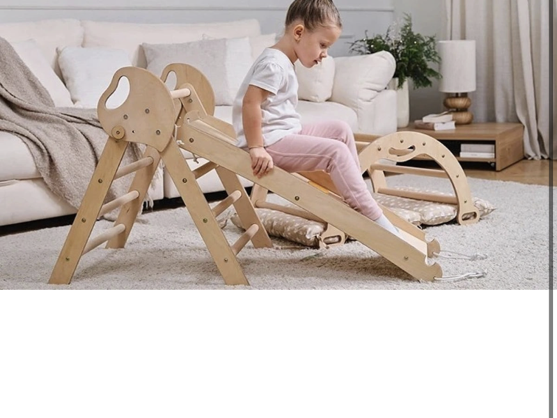 4в1 Дитячий ігровий комплекс для малюків 1–3 років: Трикутник Піклера, Арка, Гірка та Подушка