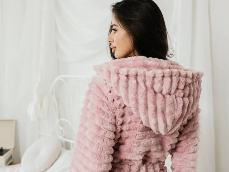 Короткий теплий жіночій халат шарпей 42/44,46 р, доставка по Украине Урпочта,НП,Жастин Код: 333