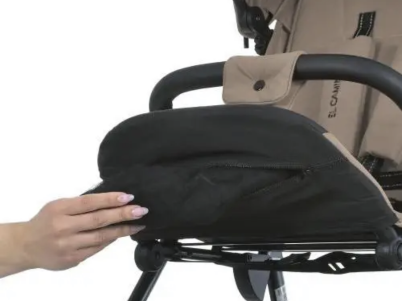 Прогулянкова коляска дитяча FIJI ME 1113-2 Tan Beige міцна сталева рама та комфортний сон