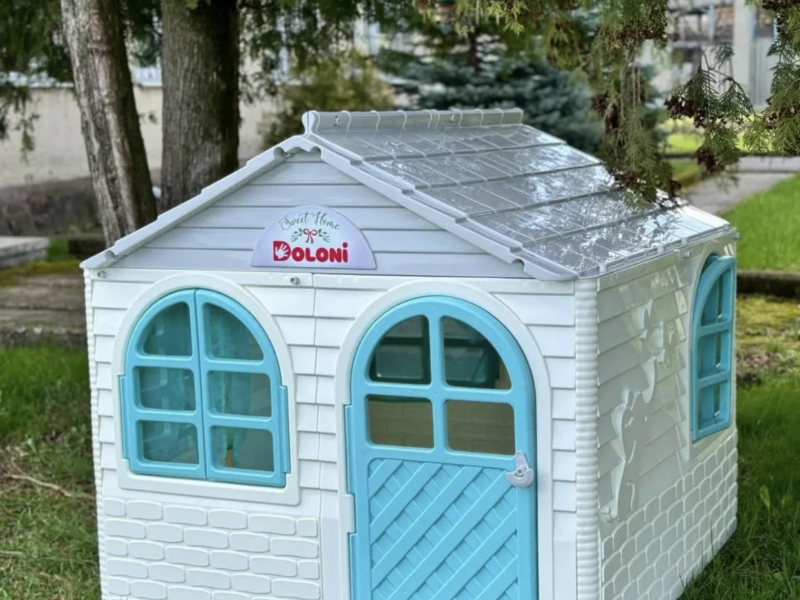 Блакитні Дитячі майданчики та ігрові комплекси Дитячий майданчик у дворі приватного будинку Велика майданчик