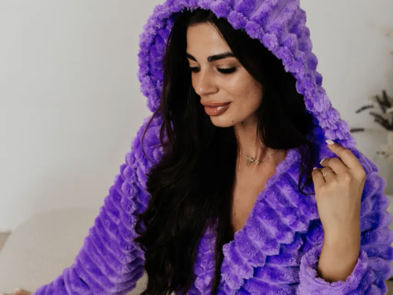 Короткий теплий жіночій халат шарпей 42/44,46 р, доставка по Украине Урпочта,НП,Жастин Код: 333