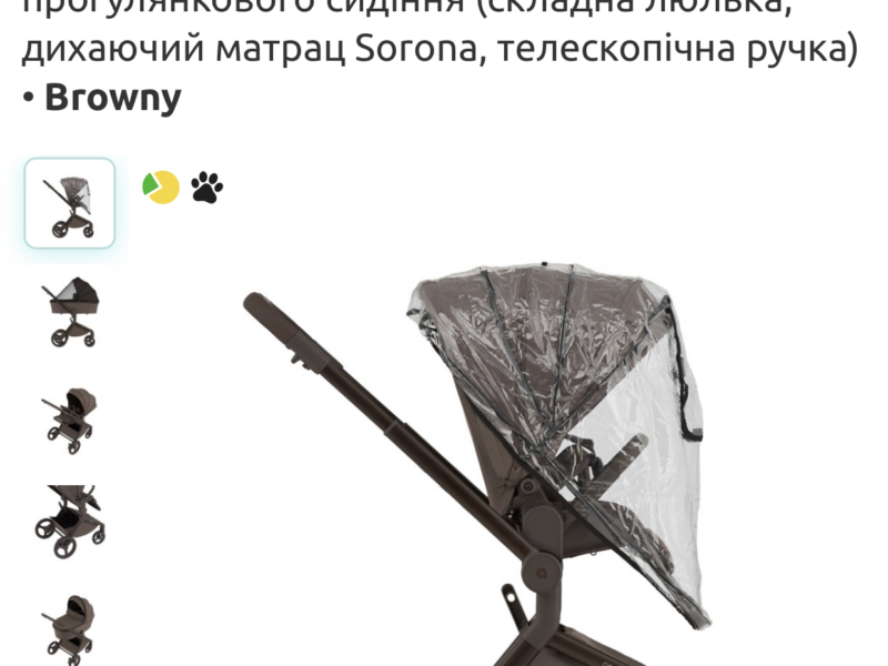 Коляска универсальная 2в1 Anex Flo, Browny