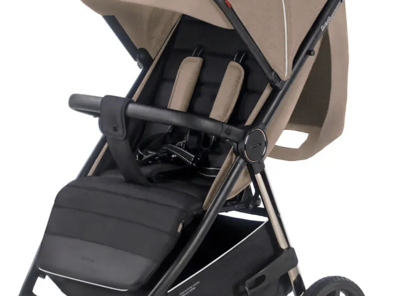 Прогулянковий візок від бренду CARRELLO Bravo CRL-5515 бежева Ivory Beige