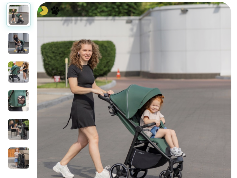 Carrello Bravo CRL-8512 прогулянкова коляска для бездоріжжя, всесезонний візок • Royal Beige