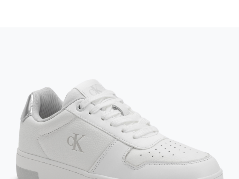 Кросівки жіночі Calvin Klein YW0YW01765 Basket Cupsole Low Mg bright white/silver