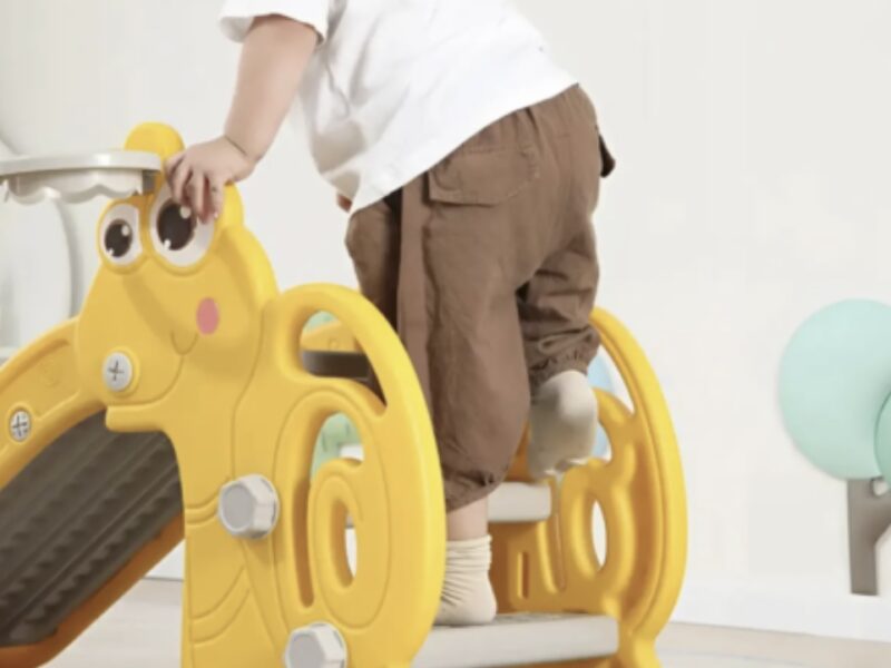 Дитяча гірка 2в1 Terrio “Snail” Жовта 110 см