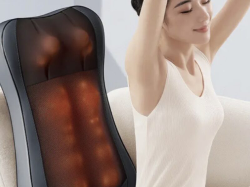 Масажна накидка для спини міні на крісло, масажер для спини, масажер для шиї та спини і плечей