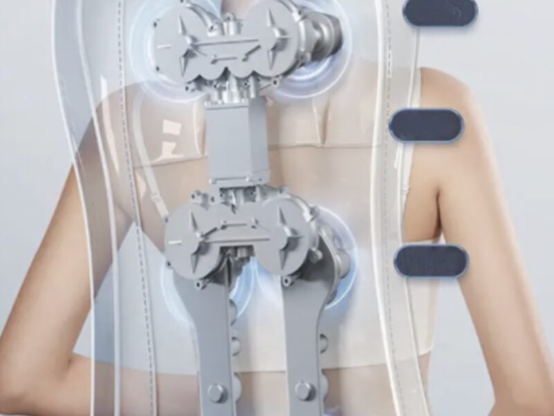 Масажна накидка міні на крісло, масажер для спини, масажер для шиї, спини, плечей