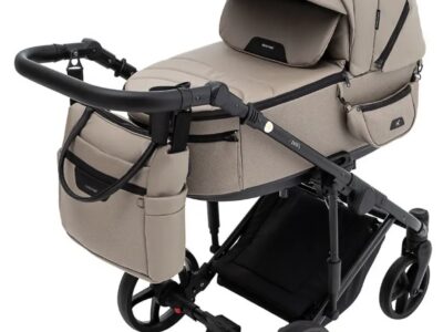 Коляска універсальна 2в1 Adamex Zico Eco (сумка, кошик, чохол на ніжки) Коричнева