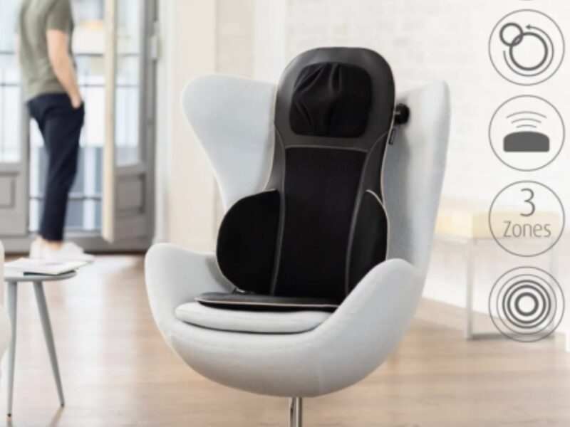 Масажер накидка на крісло: для спини, шиї, сідниць, Масажна накидка плаваючі ролики для спини на сидіння, Масажне крісло Шиацу Medisana MC 825 Код: Medisana MC 825