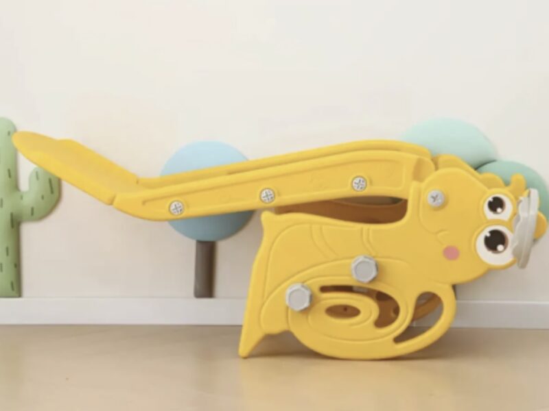 Дитяча гірка 2в1 Terrio “Snail” Жовта 110 см