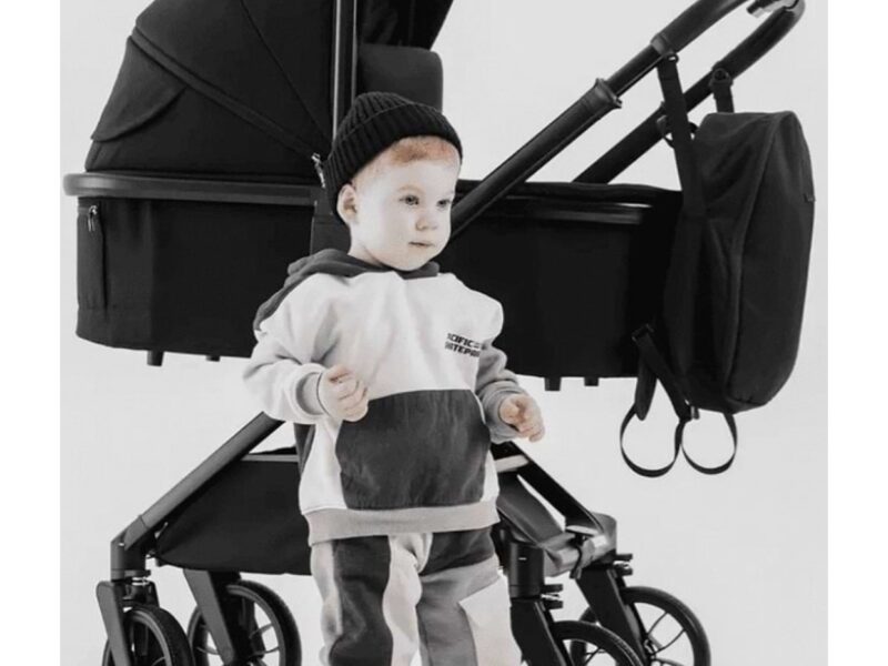 Коляска Дитяча универсальная 2в1 бренд Kidilo D900 black