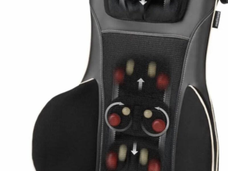 Масажер накидка на крісло: для спини, шиї, сідниць, Масажна накидка плаваючі ролики для спини на сидіння, Масажне крісло Шиацу Medisana MC 825 Код: Medisana MC 825