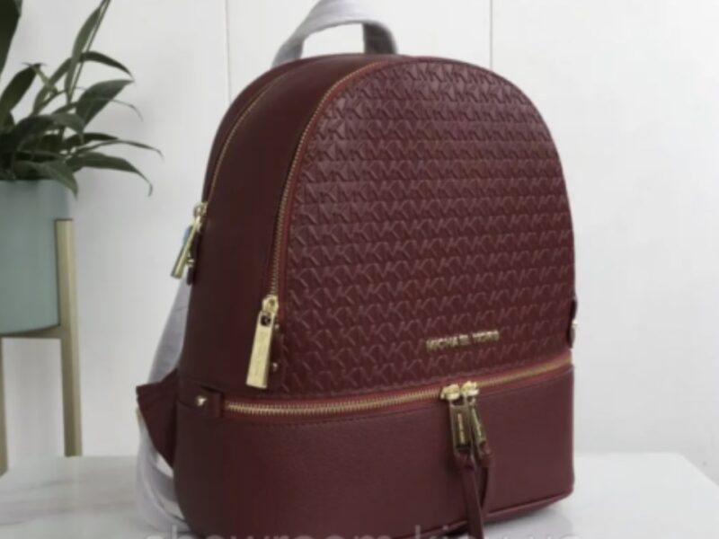 Жіночий рюкзак Michael Kors Rhea Zip G Bordeaux Lux