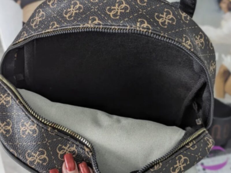 Жіночий коричневий рюкзак guess гесс люкс якість