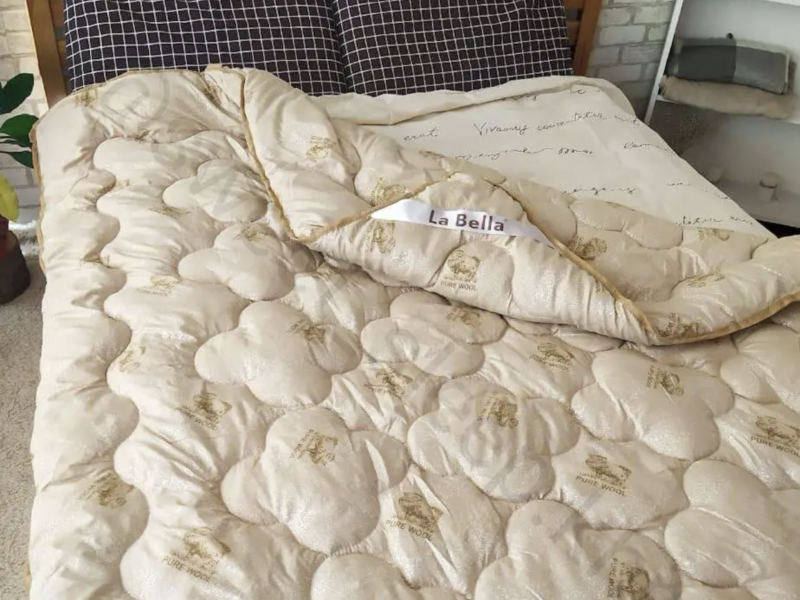 Ковдра Вовняна тепла полуторна 145х205 см "Чарівний сон"