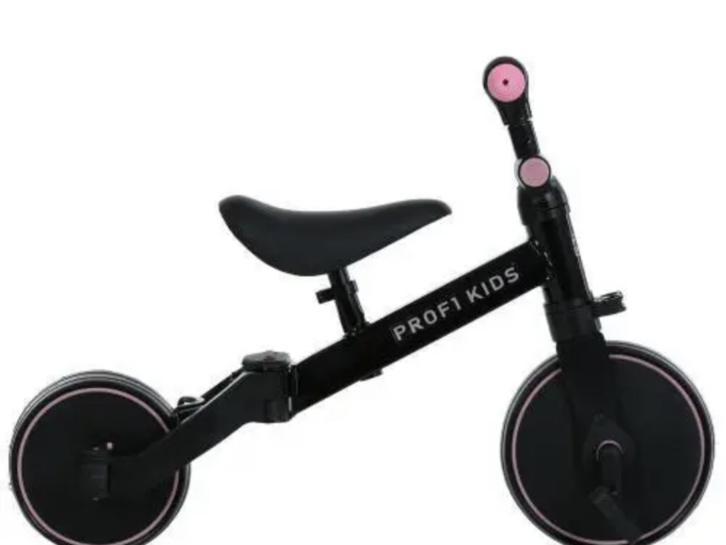 Дитячий велосипед-біговел трансформер 3 в 1 Profi Kids MBB 1008 pink