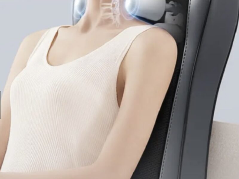 Масажер для спини, міні масажна накидка, масажер для шиї, спини, плечей, попереку