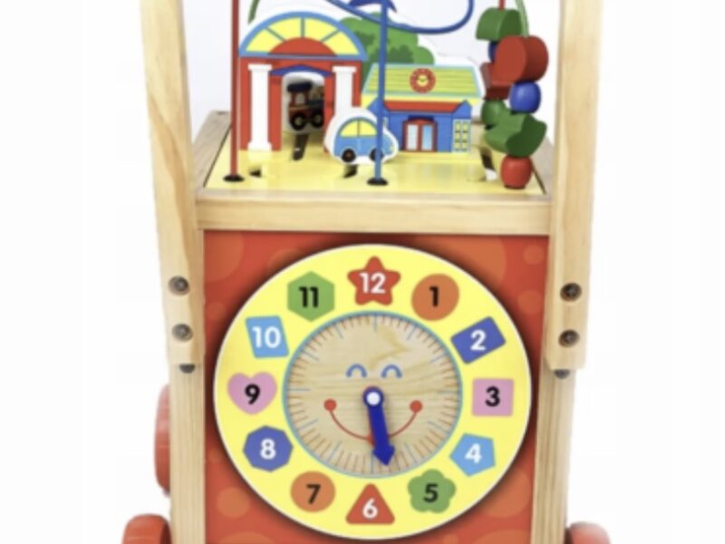 Дерев яний ходунок-куб SmartWalker 6в1 навчальний пхач, розвиваюча іграшка