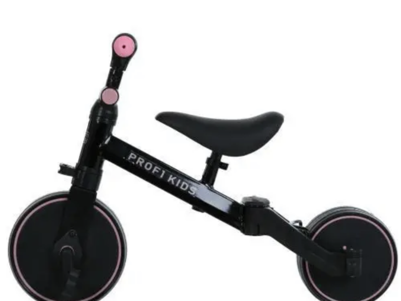 Дитячий велосипед-біговел трансформер 3 в 1 Profi Kids MBB 1008 pink