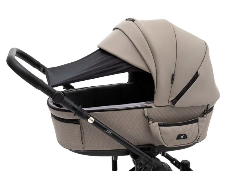 Коляска для дитини універсальна 2в1 Adamex Zico Eco (сумка, кошик, чохол на ніжки) Коричнева