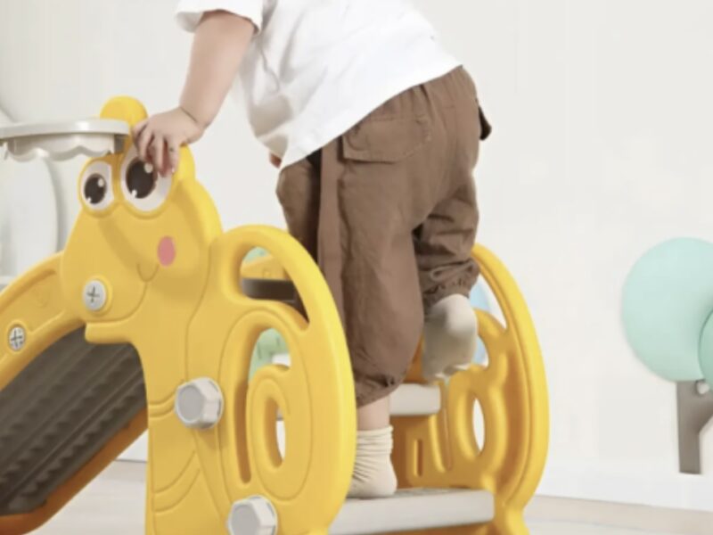 Дитяча гірка 2в1 Terrio “Snail” Жовта 110 см