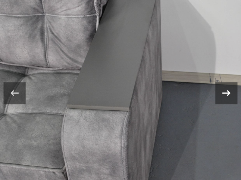 Диван Бухарест розкладний є ніша в підлокітниках та велике спальне місце