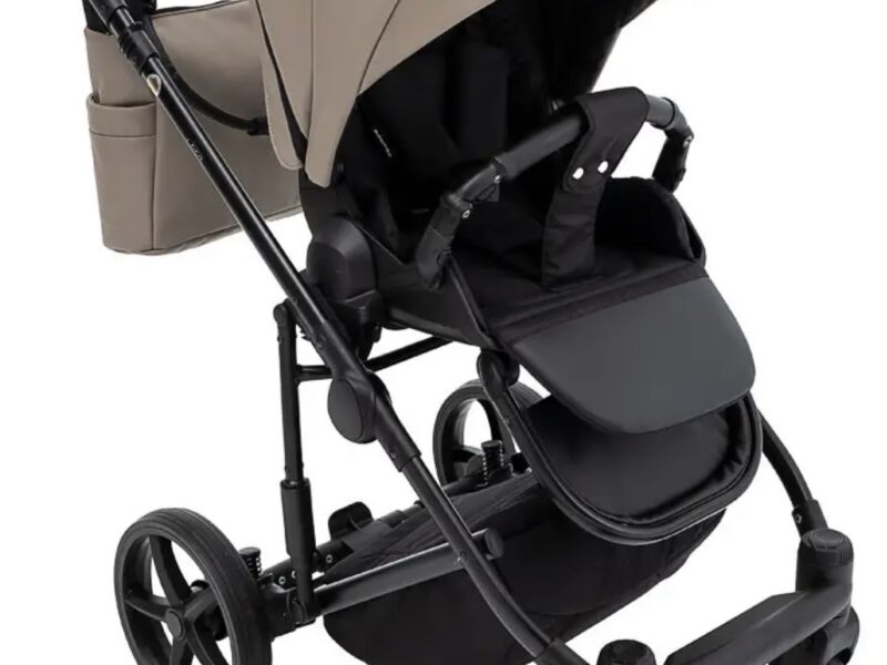 Коляска для дитини універсальна 2в1 Adamex Zico Eco (сумка, кошик, чохол на ніжки) Коричнева