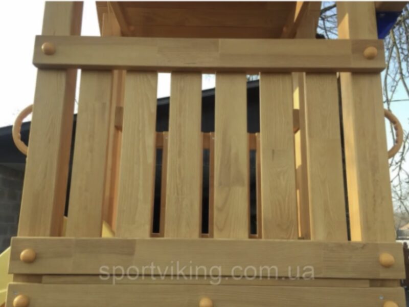 Дитячий майданчик Blue Rabbit KIOSK, будиночок із гіркою Код: KIOSK