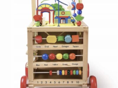 Дерев яний ходунок-куб SmartWalker 6в1 навчальний пхач, розвиваюча іграшка