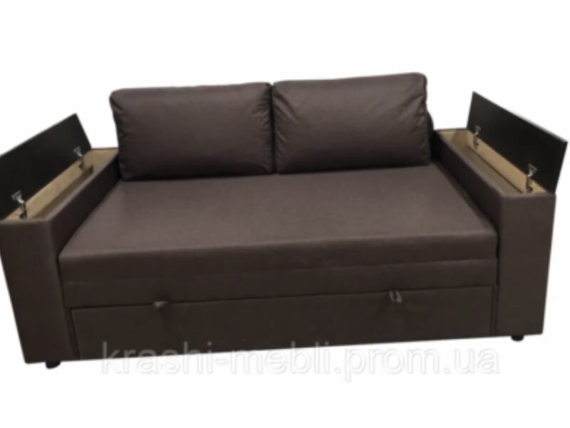 Диван Дукат розкладний ортопедичний двоспальний з нішами для білизни 120×190 см недорого