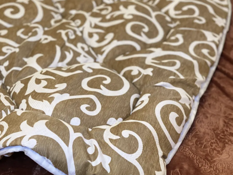 Тепла зимова ковдра на овчині півтораспальна 145*210