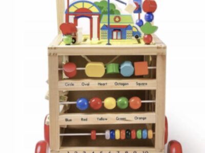 Дерев яний ходунок-куб SmartWalker 6в1 навчальний пхач, розвиваюча іграшка