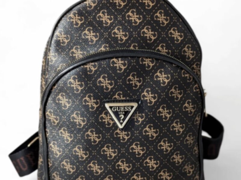Жіночий коричневий рюкзак guess гесс люкс якість