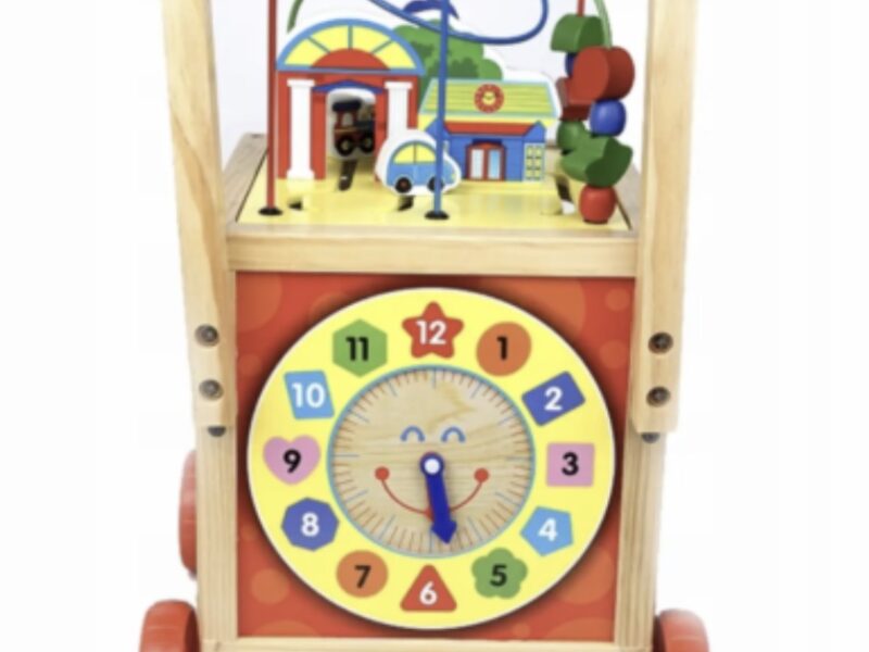 Дерев яний ходунок-куб SmartWalker 6в1 навчальний пхач, розвиваюча іграшка