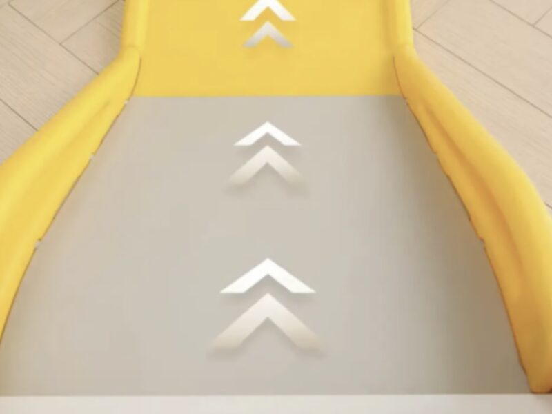 Дитяча гірка 2в1 Terrio “Snail” Жовта 110 см