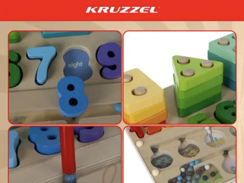 Сортер розвиваюча іграшка для дітей Kruzzel